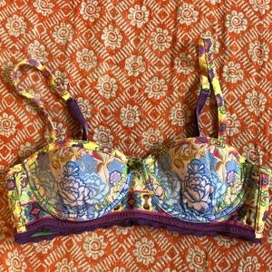 Colorful bra from anthropology.